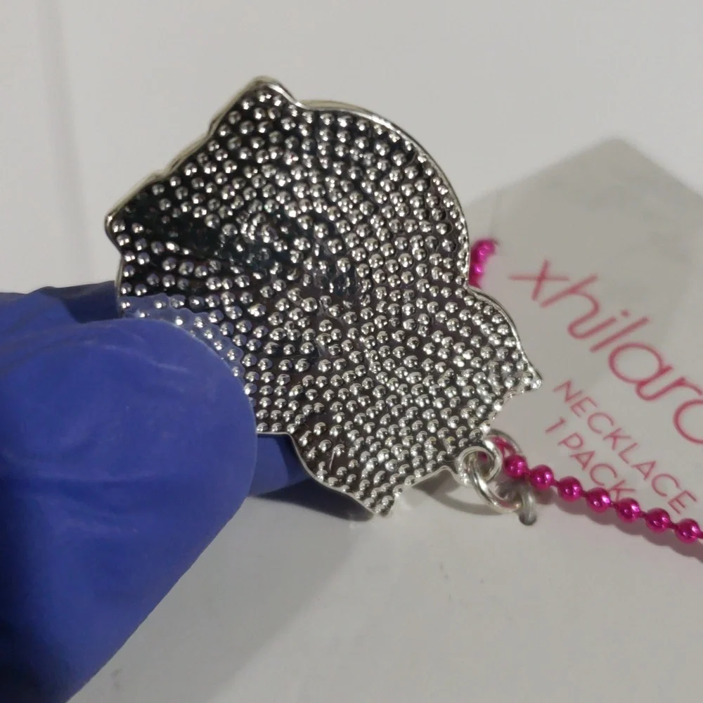 Xhilaration Pink Chain Owl Pendant Necklace - Cute & Fun Women’s Girls Jewelry